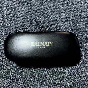 Balmain Sunglass/Eyeglass case black
